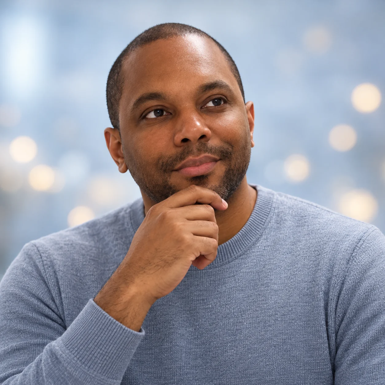 Eric Pollard looking contemplative